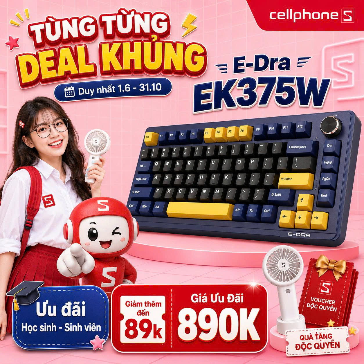 Cellphone store promotional ad generated by AI agents.